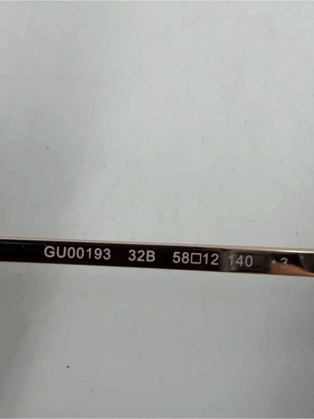Guess Women’s GU00193 32B Gold Aviator Sunglasses Gradient Brown Lens 58-12 140